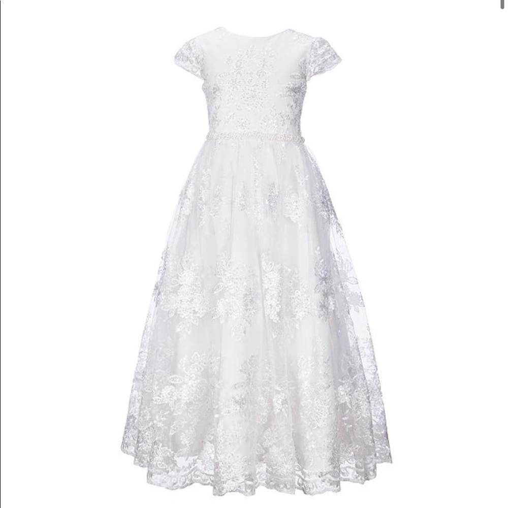 White Flower Girl Dress 🤍